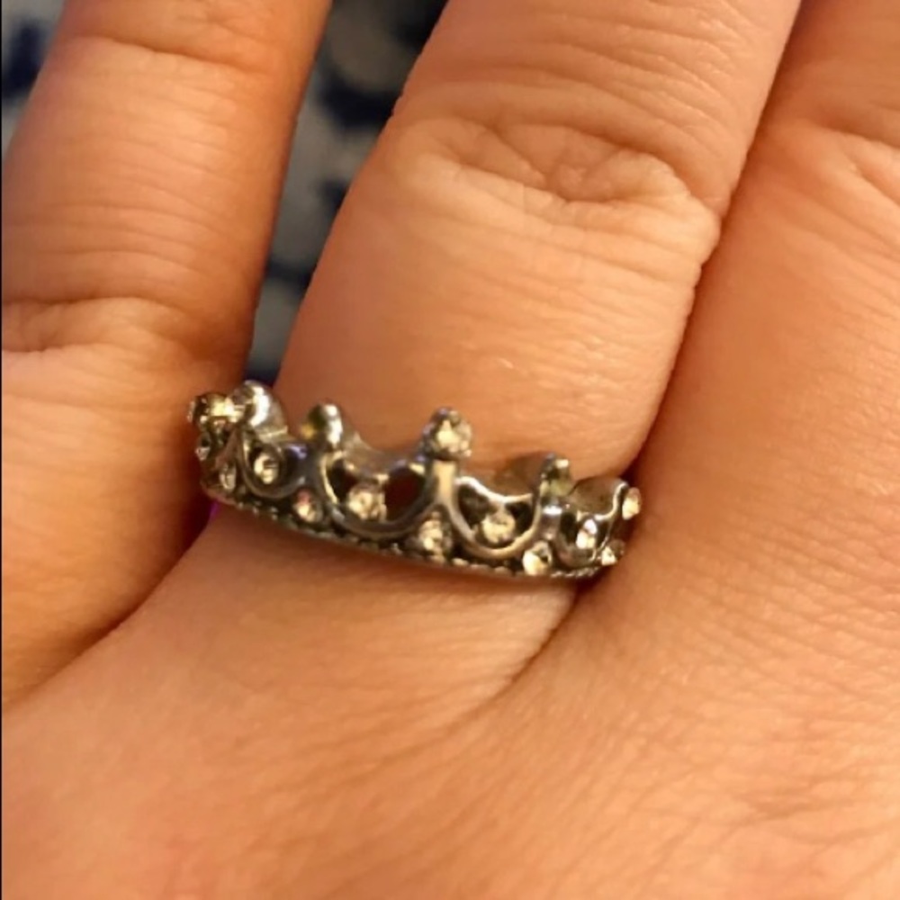 Cute Princess Crown Ring Size 7